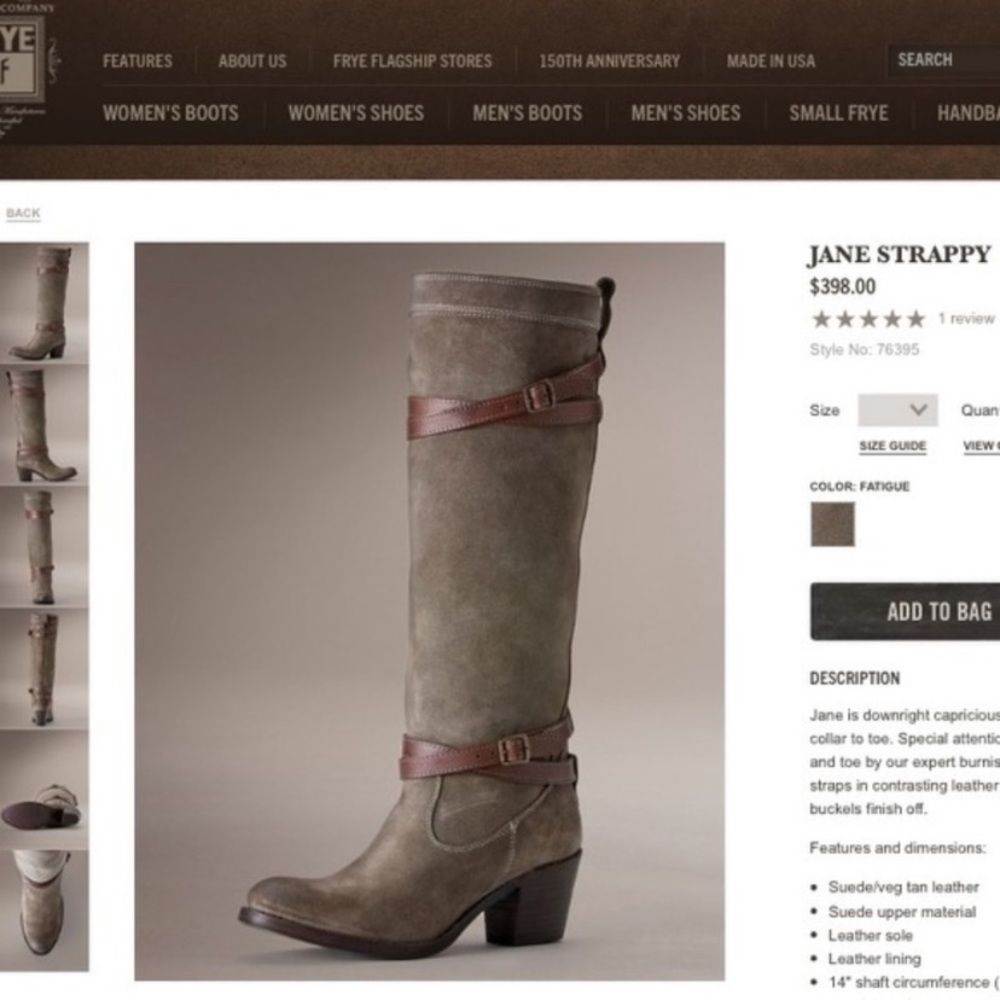 Frye Size 10 slouchy boots in suede!!